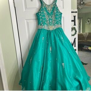 Girls Pageant Dress Size 12 (Glitz) (Little Rosie)